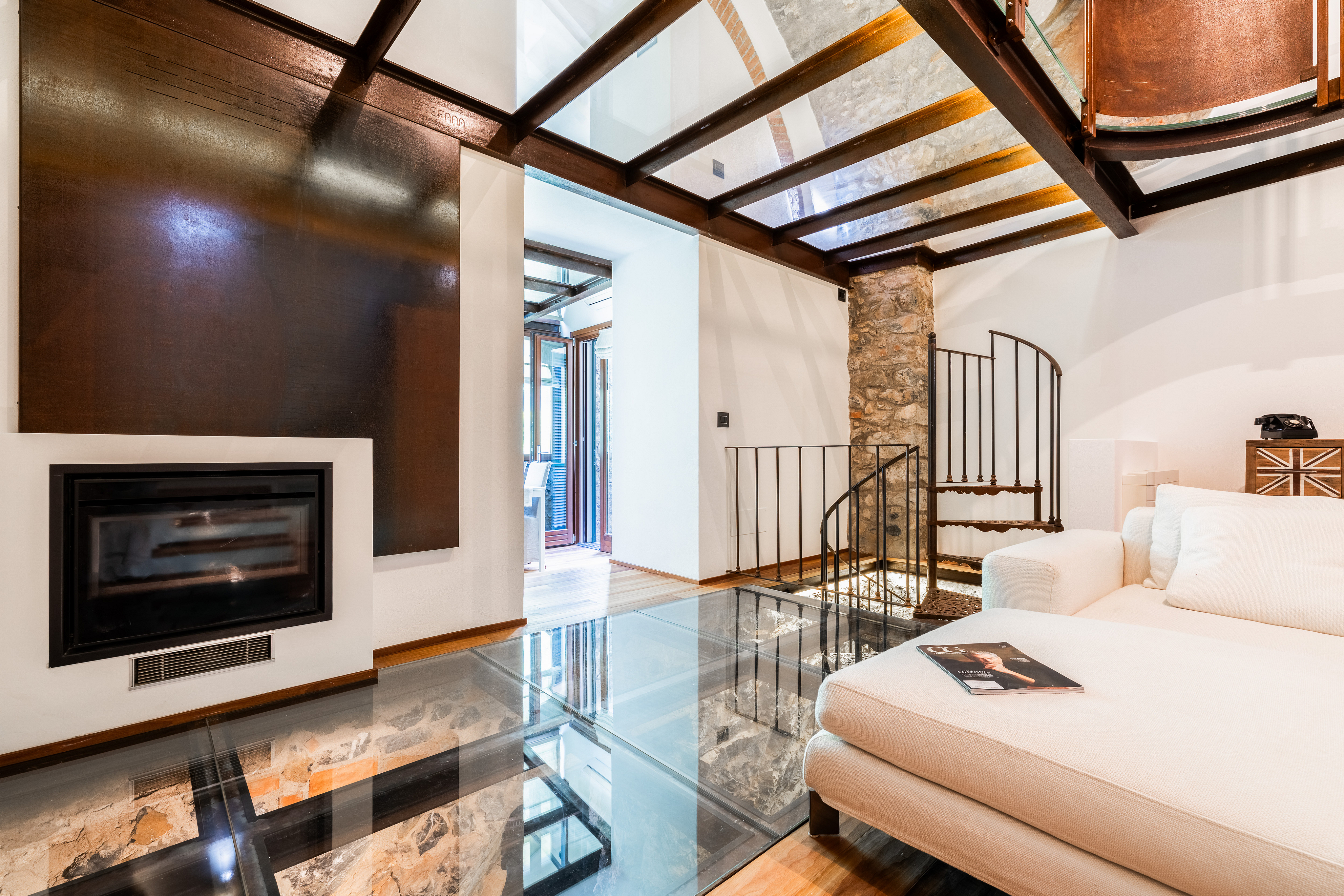 From stone to glass, a unique home on the river