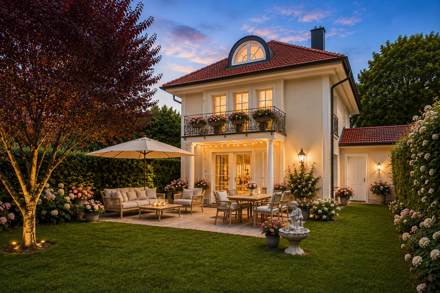 Hochwertiges Einfamilienhaus mit schönem Garten in begehrter Lage von Laim