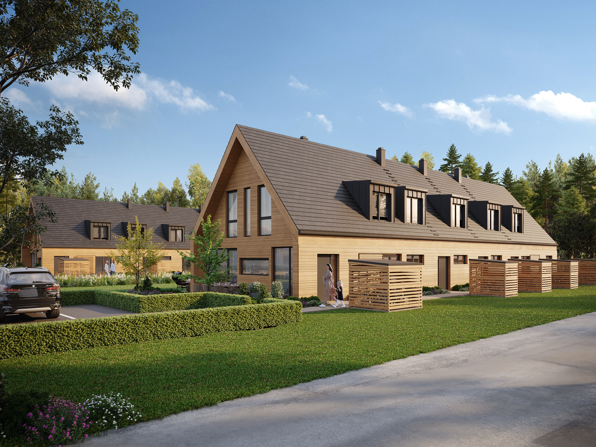 Hochwertiges Reihenendhaus als modernes Feriendomizil in unmittelbarer Ostseenähe
