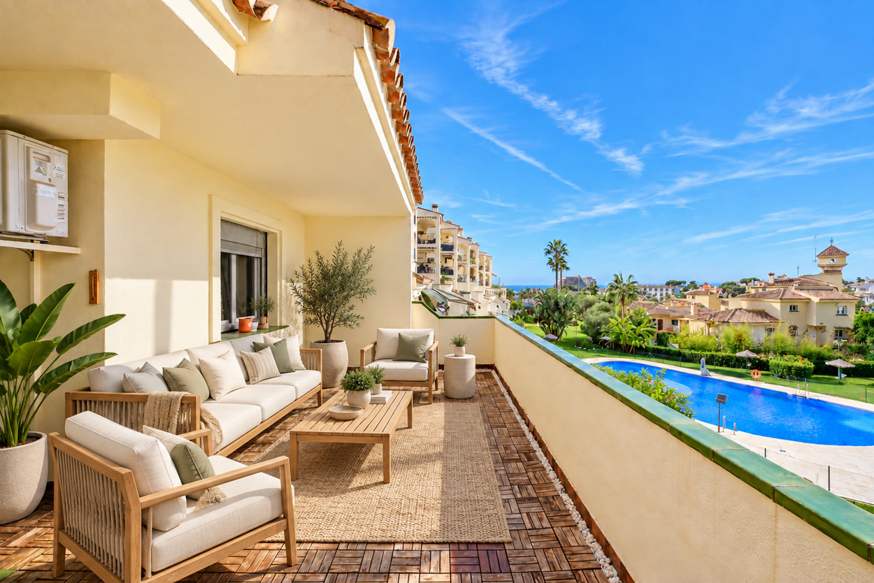 Charmante Wohnung mit Meerblick in Riviera del Sol
