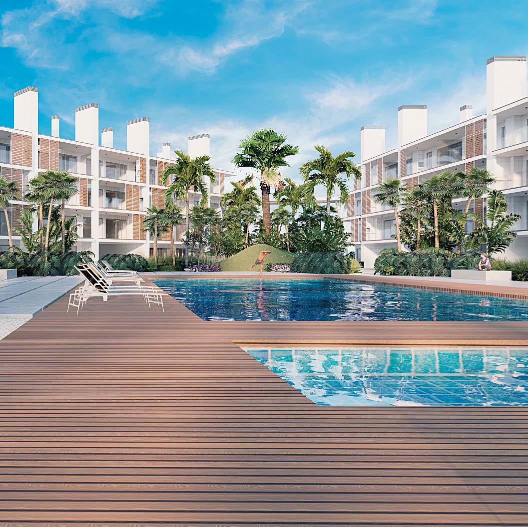 Brand new T2 apartment in private condominium