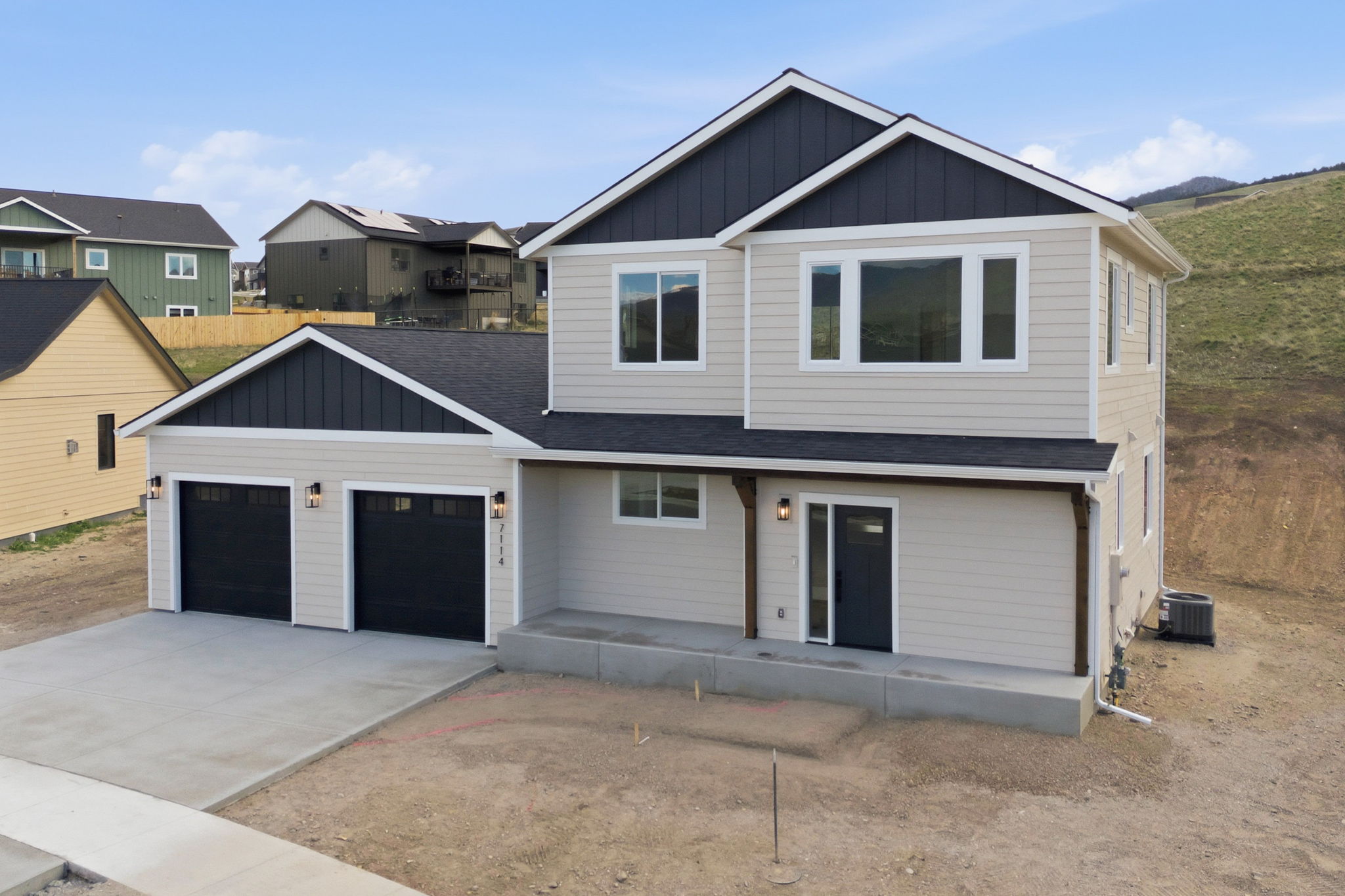 New Construction with Mountain Views