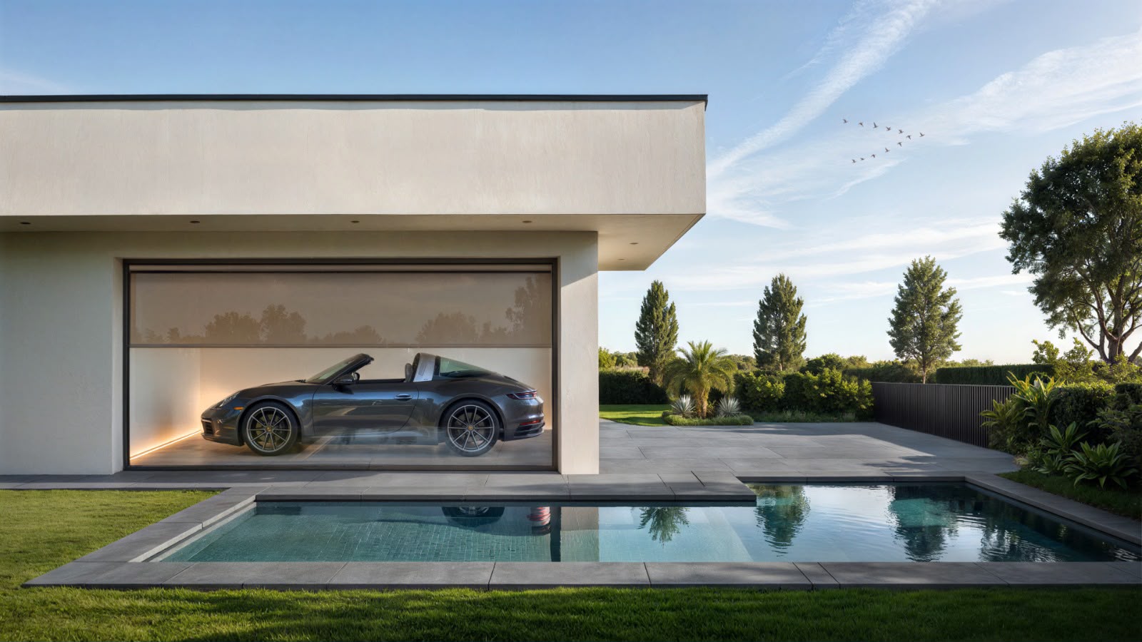 Last unit: detached house with garden and garage
