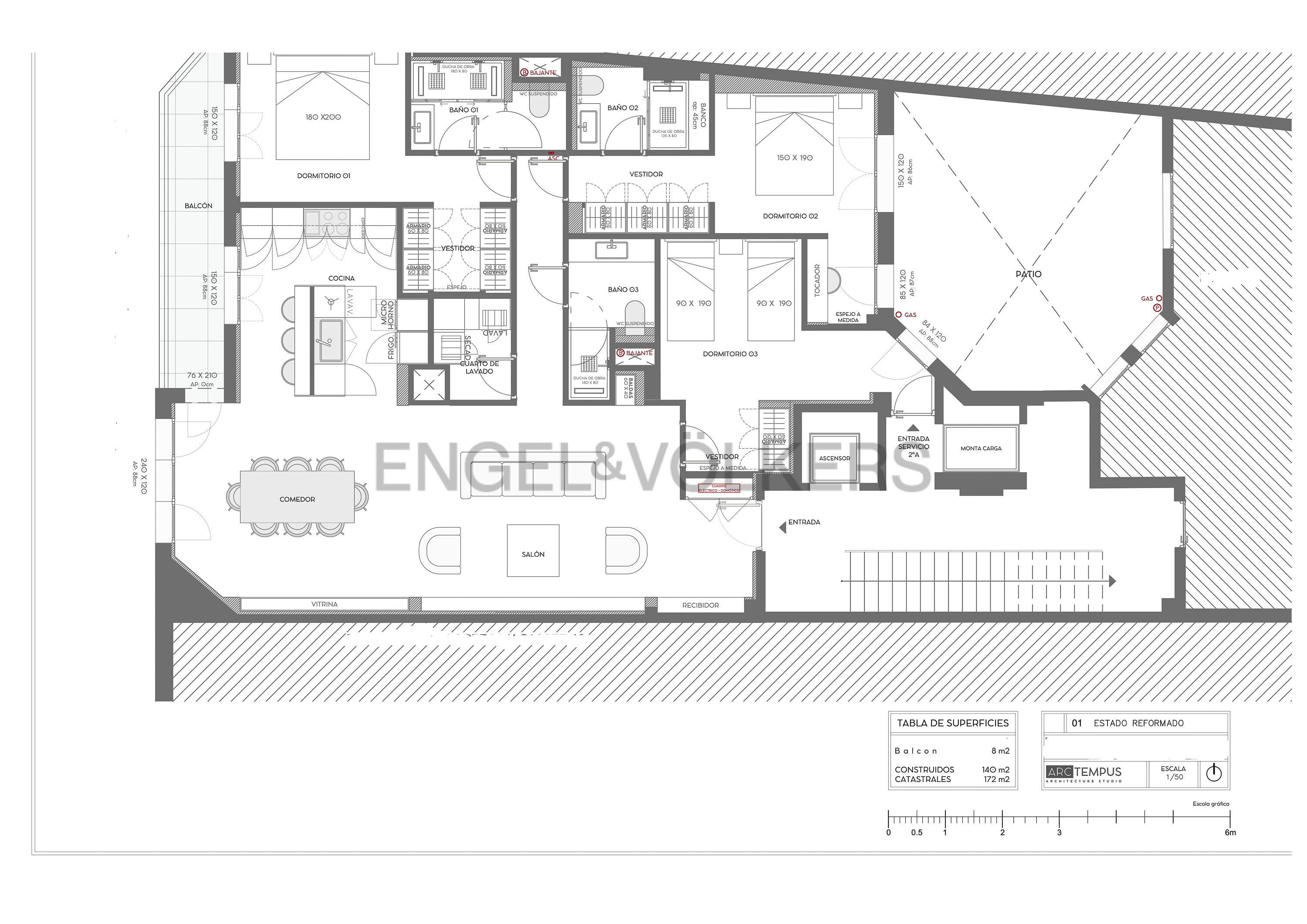 Property on José Ortega y Gasset Street, with parking space.