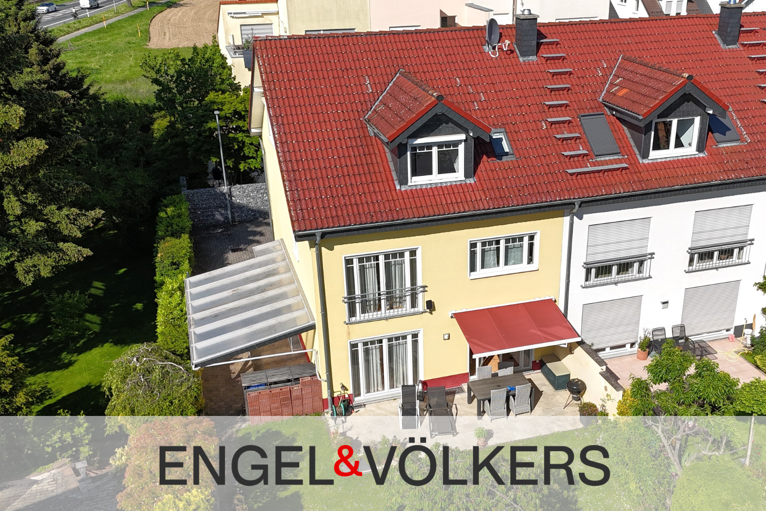 Charmantes Reihenendhaus mit mediterranem Flair in Seeheim-Jugenheim