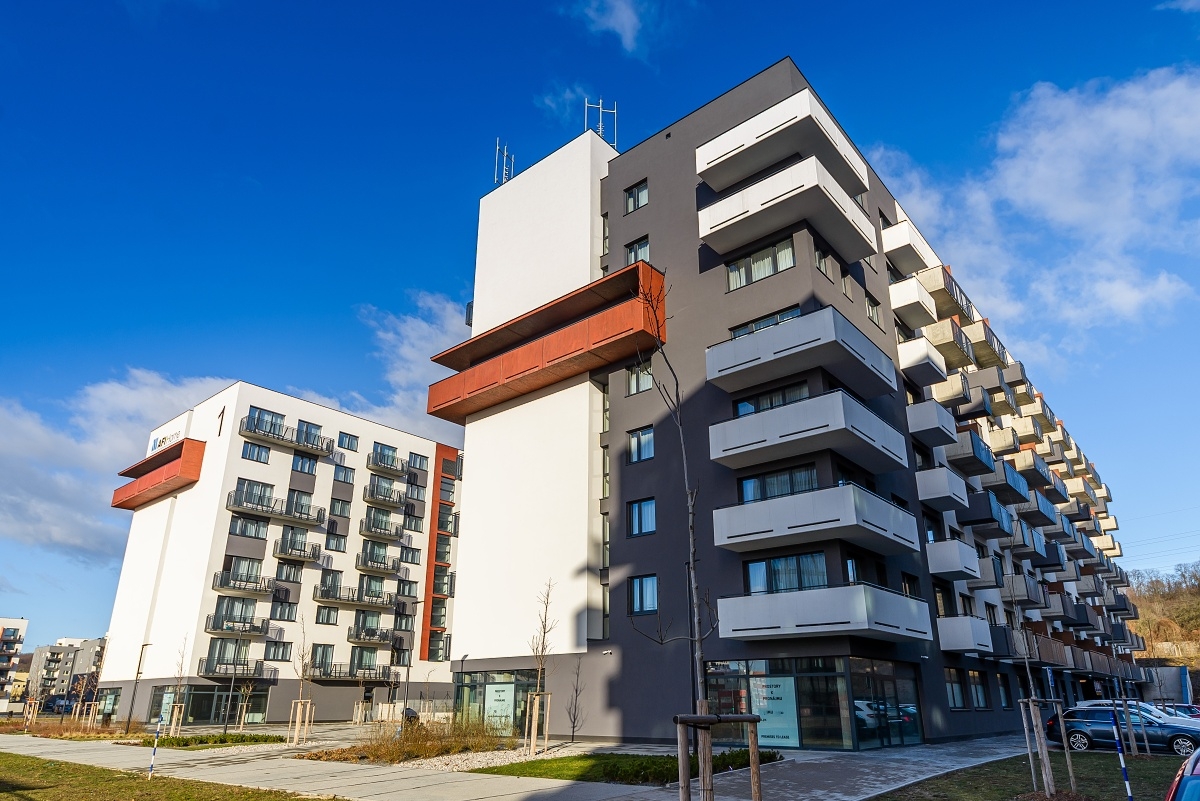 Commercial space in a new residential development