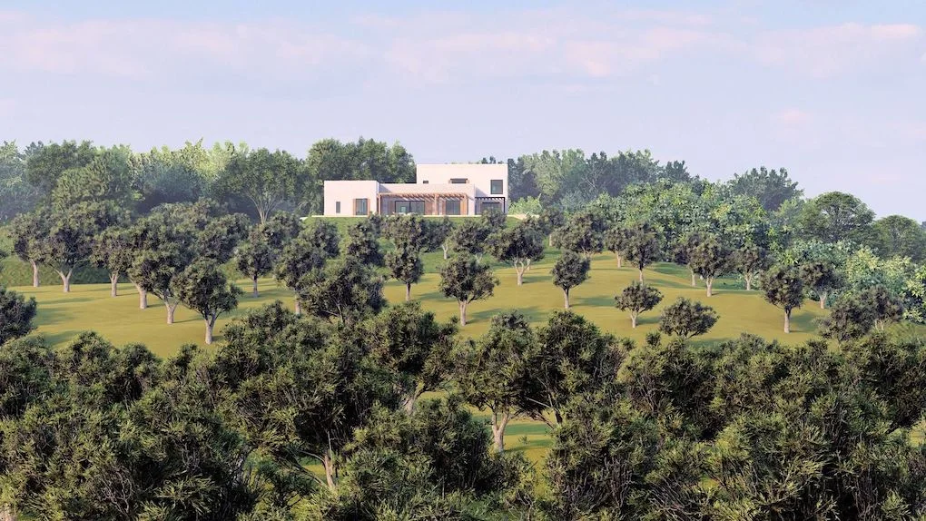 New built finca with panoramic and sea views