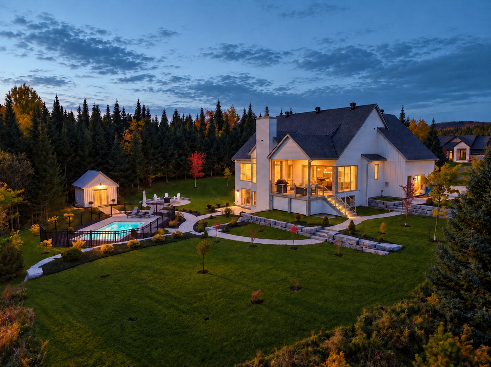 Exceptional contemporary farmhouse