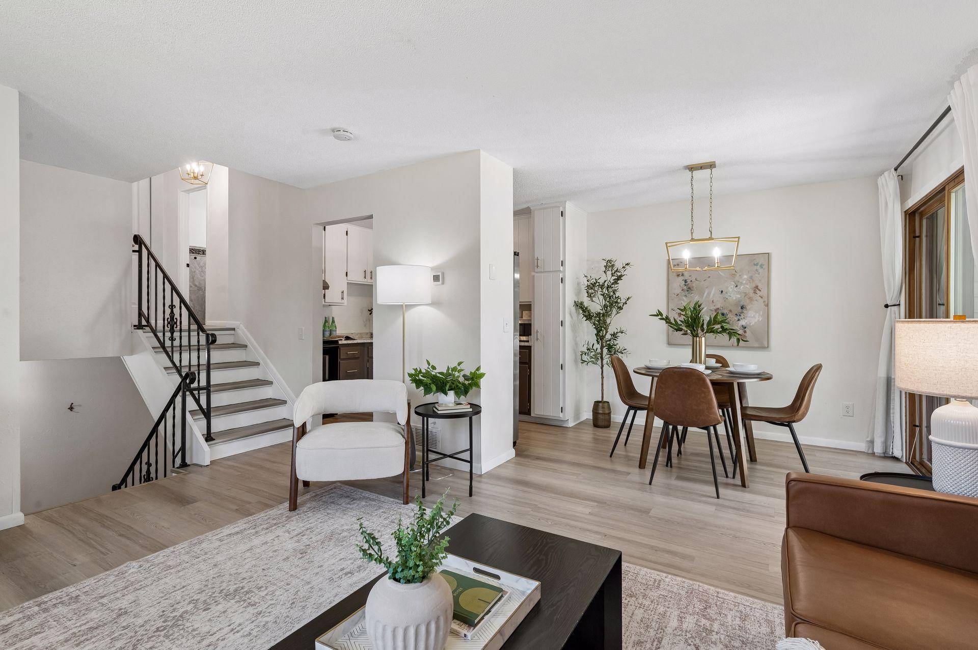 Bright & Updated Townhome with Fireplace & Granite Counters