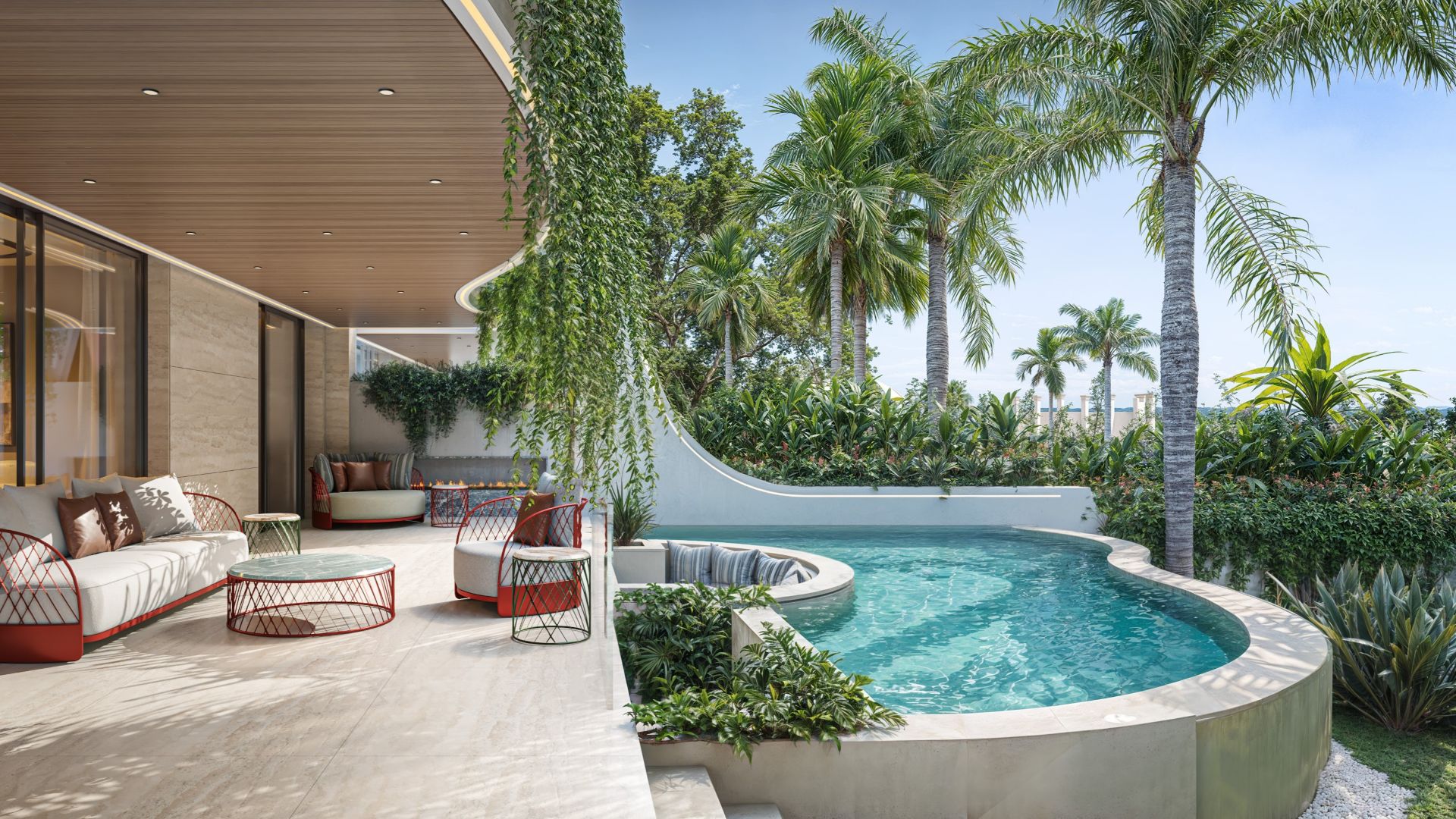 Exclusive 4 Bedroom Duplex with Private Garden and Pool Steps from Puente Romano