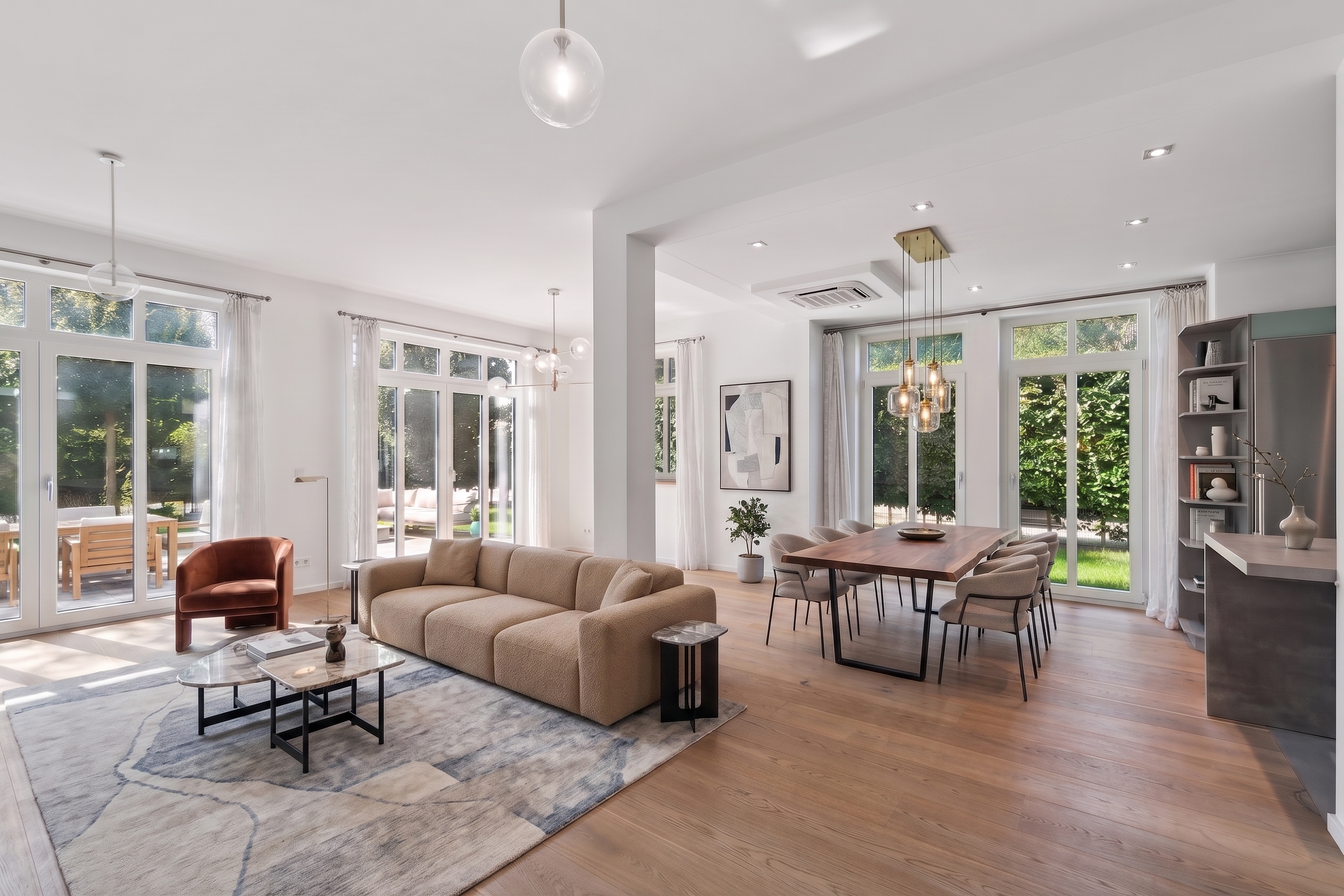 Living at the highest level – Stylish semi-detached house in Grünwald