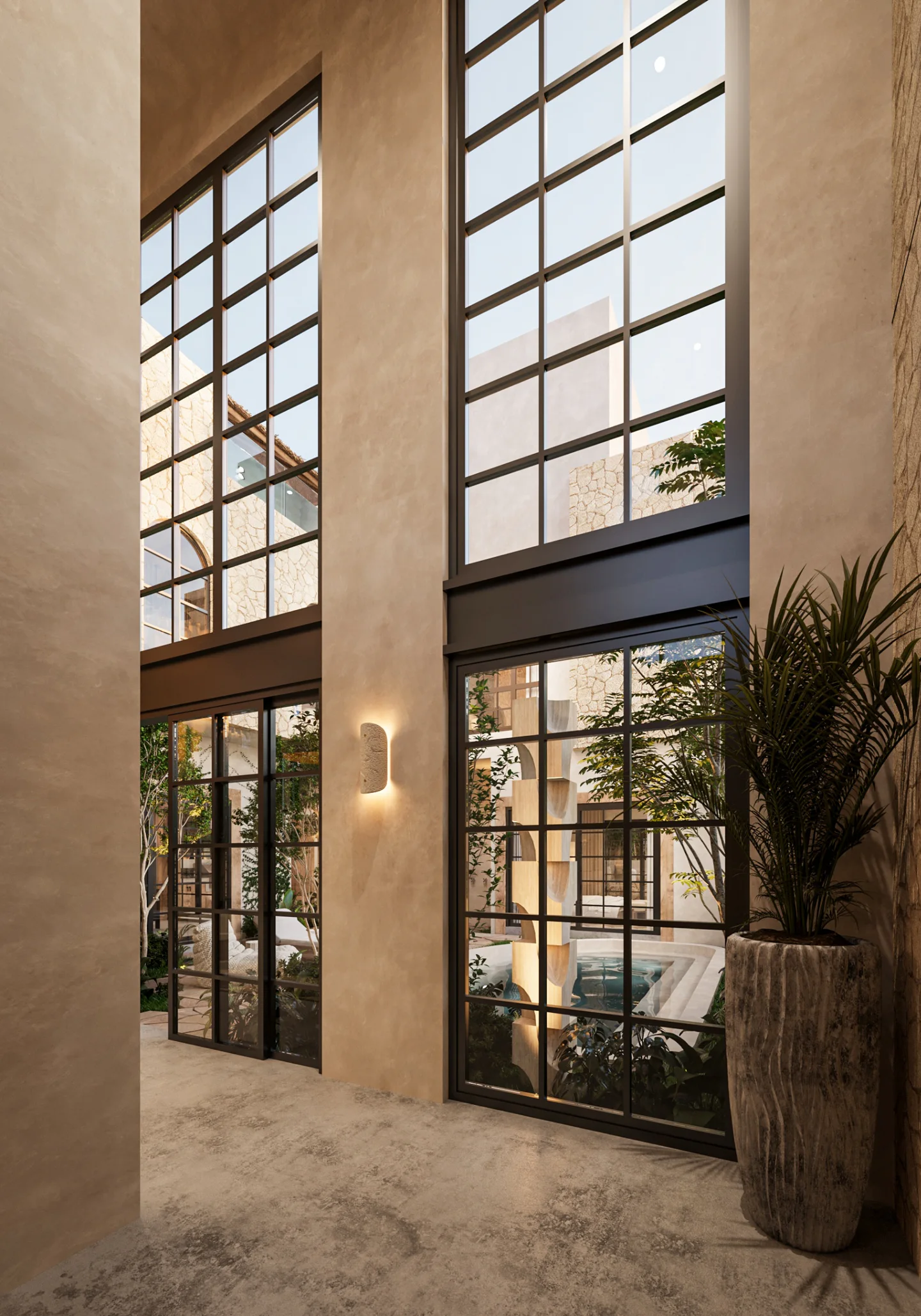 Private Four-Bedroom Architectural Villa Near the Beach 4