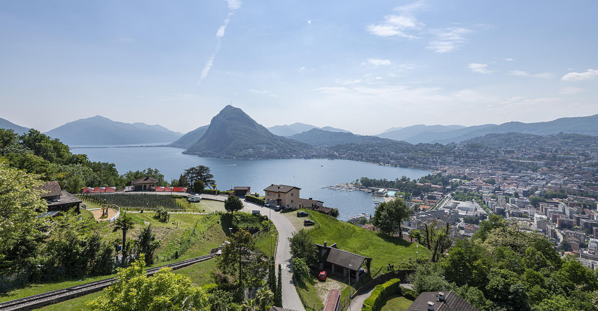 Villa under construction with stunning lake views