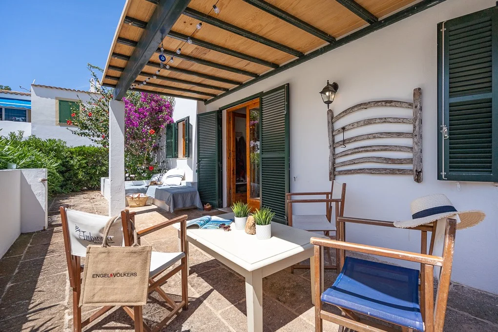 Beautiful fully renovated villa just a few meters from the sea in Son Xoriguer, Menorca