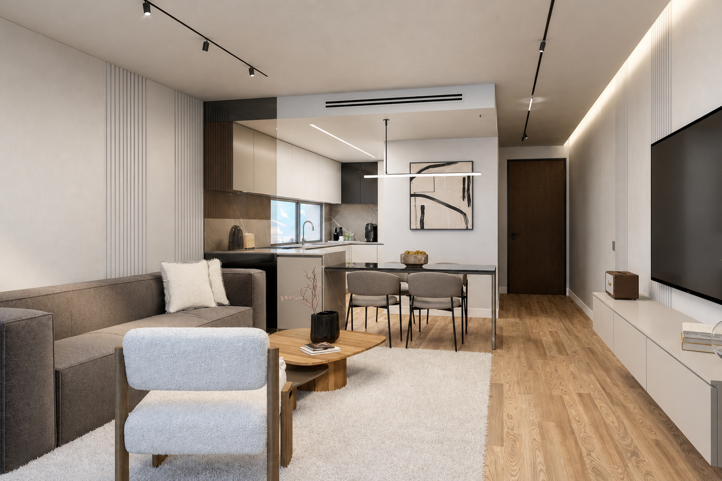 Elegant apartment of 81 sq.m. in Upper Voula - Dikigorika