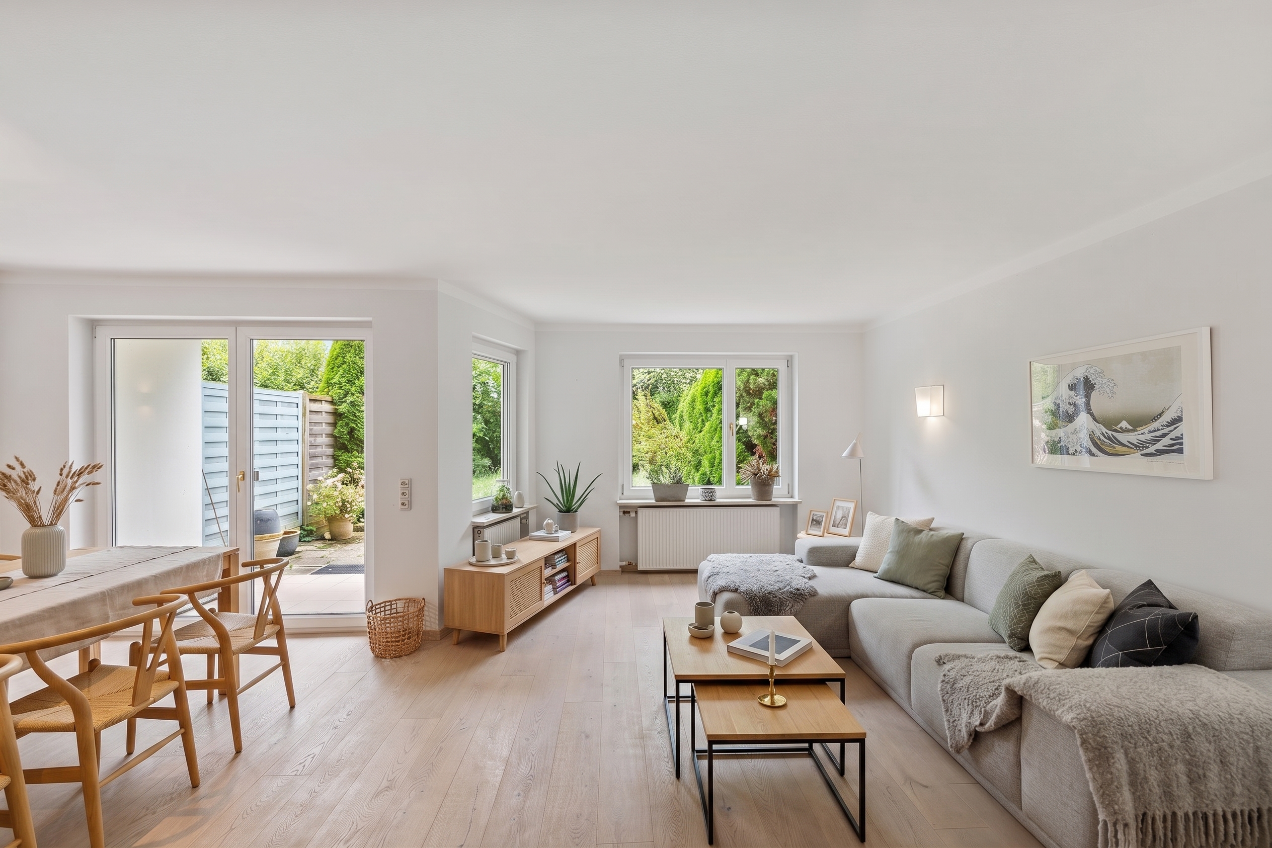 Family idyll in Solln – Modernized mid-terrace house with garden & plenty of space
