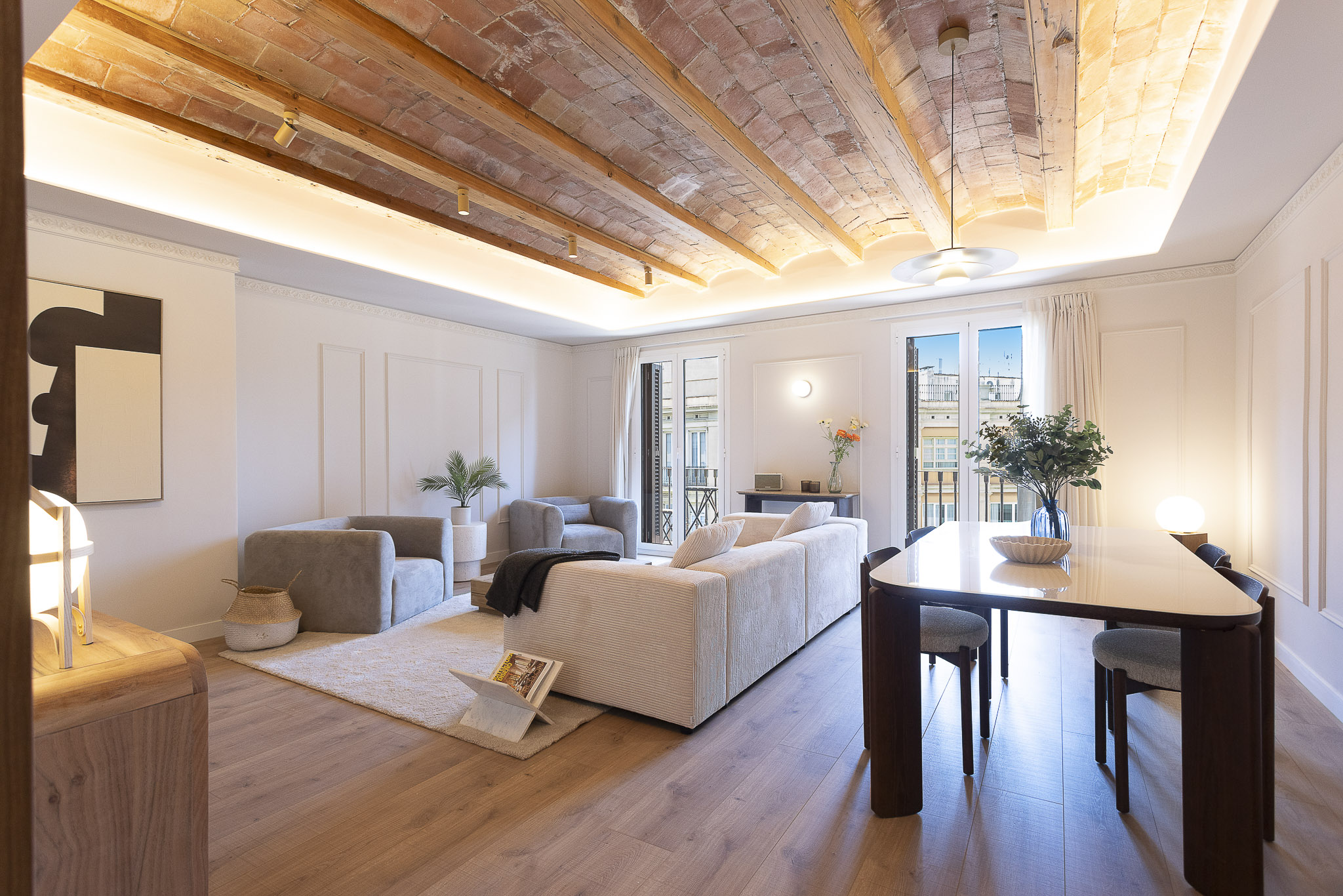 Estiloso piso reformado en Eixample Dreta