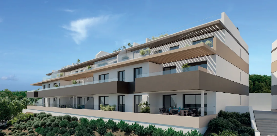 Apartments in the city of Estepona