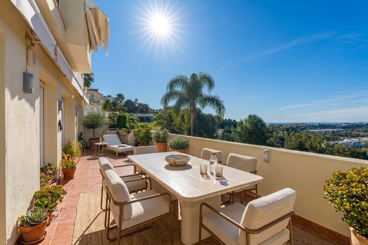 Apartment mit Panoramablick aufs Meer und erstklassiger Ausstattung