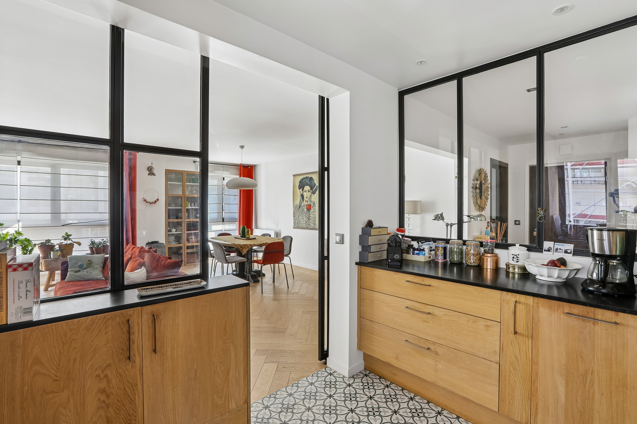 Paris 16th – 4 Rooms with Terrace: 3 Bedrooms, 3 Shower Rooms