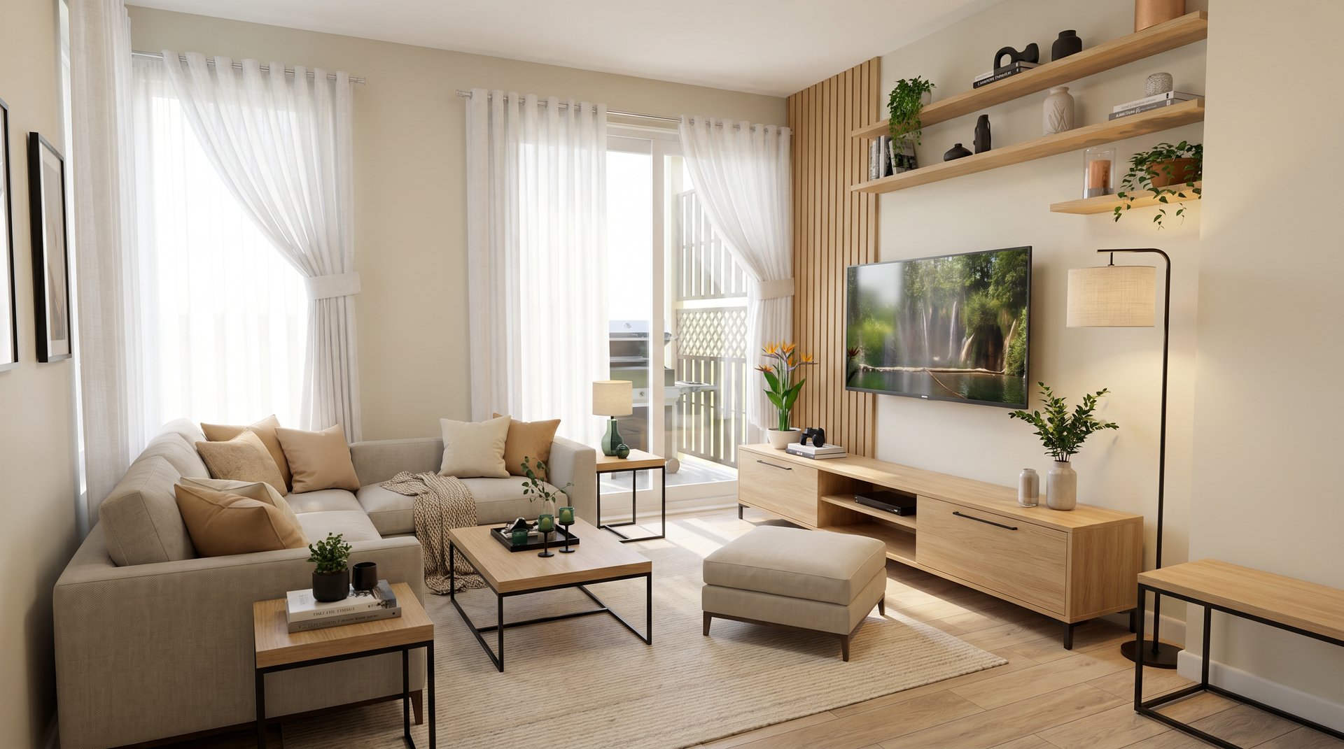 Ground-floor apartment with exclusive courtyard outside of Rhodes town