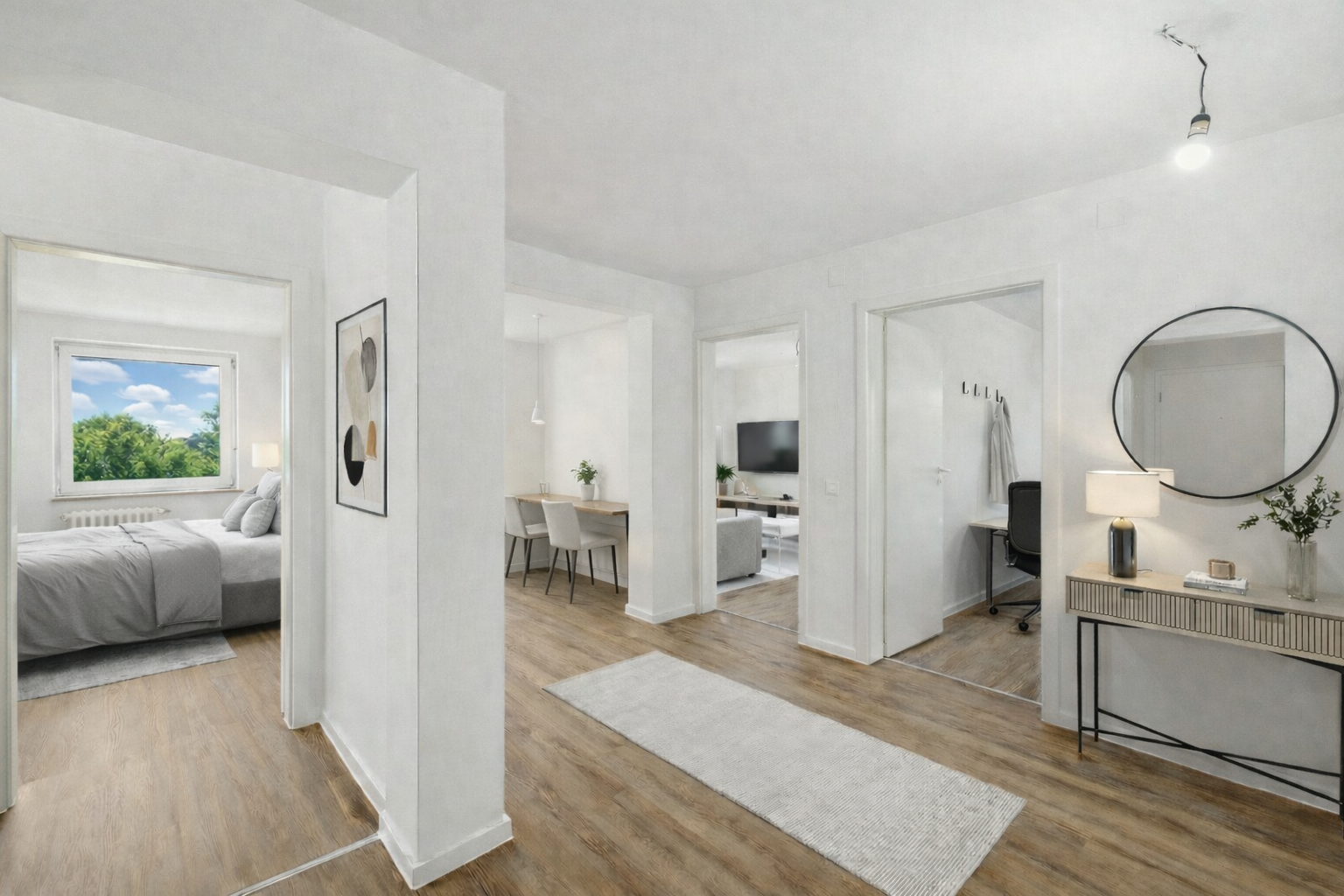 Ankommen oder Anlegen? Erstbezug: 4-Zimmer-Wohnung inkl. 5 Jahre Gewährleistung [AI-modified]