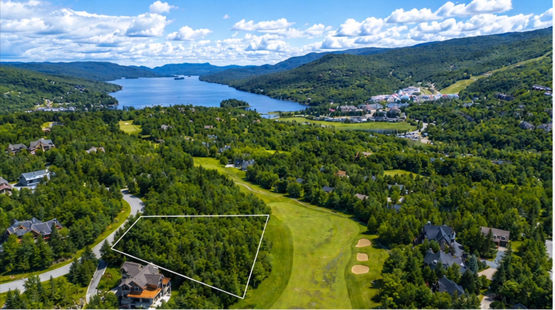 Beautiful lot in prestigious  development at Tremblant