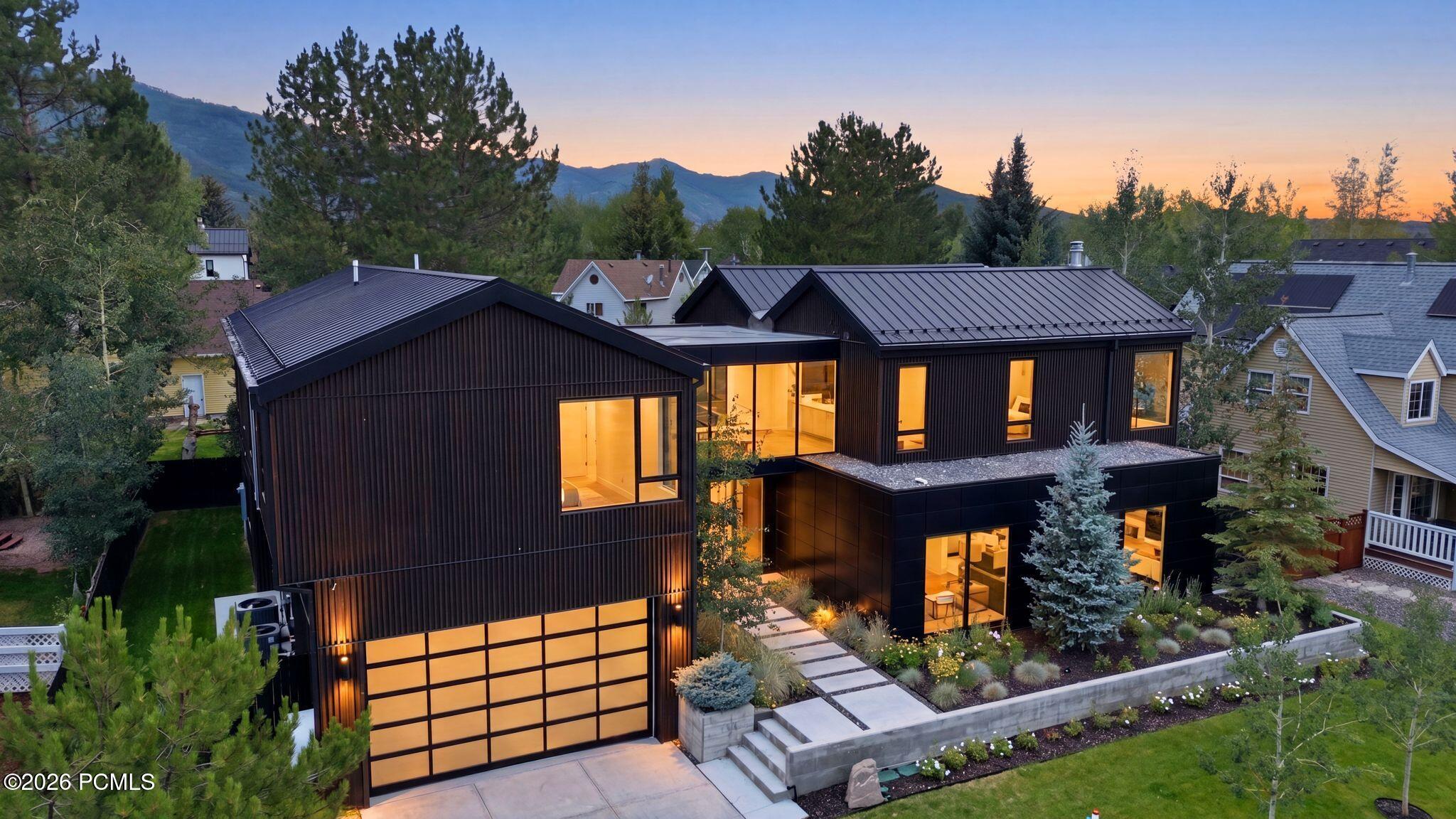 Newly Constructed Home with Striking Modern Architecture