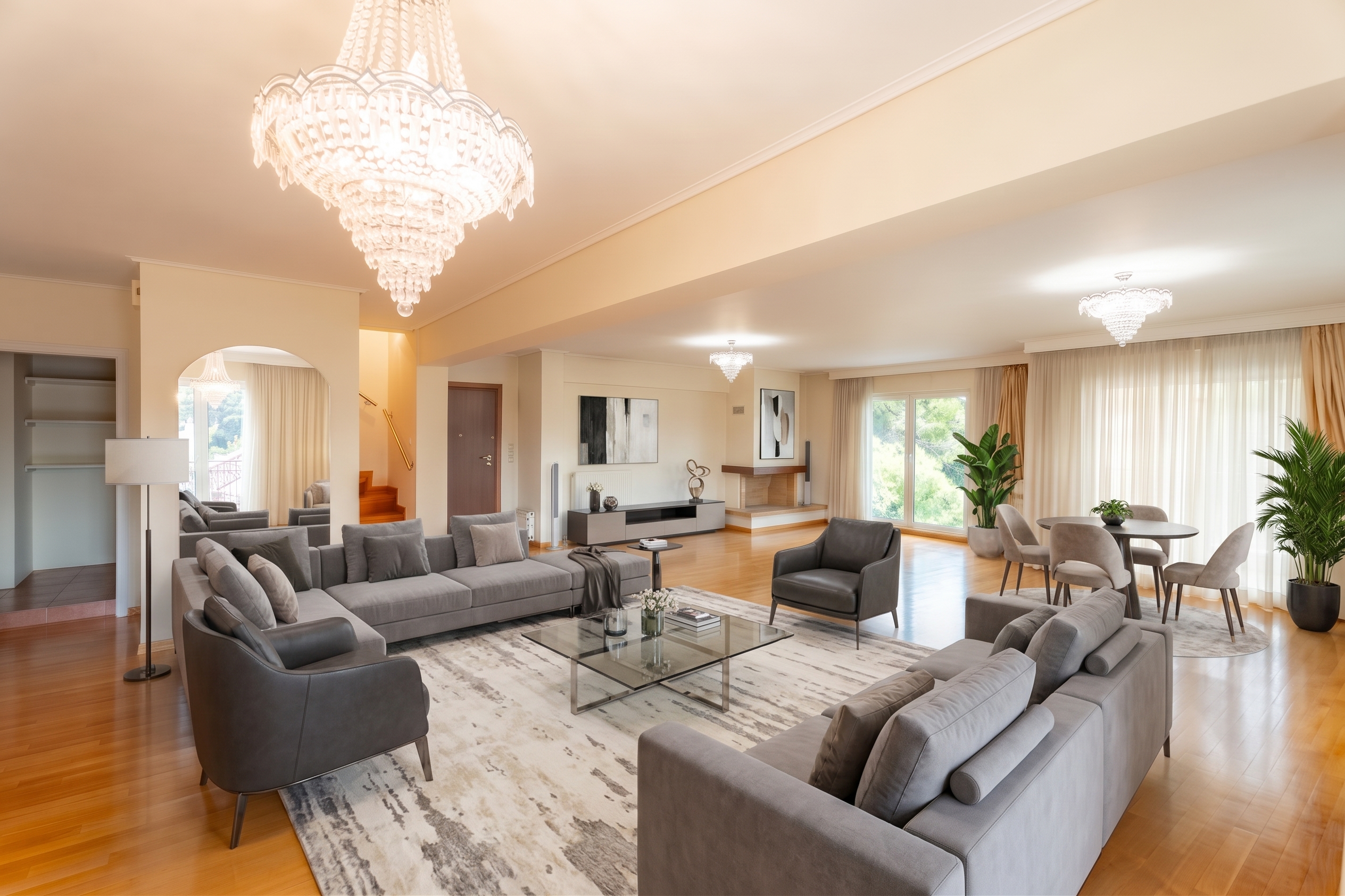 Impressive 262 sq.m. duplex penthouse in Strofyli of Kifisia [AI-modified]