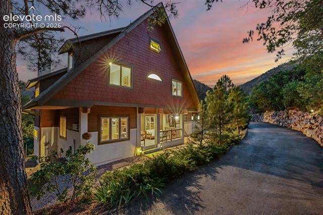 Architecturally Inspired Creekside Estate in Palmer Lake
