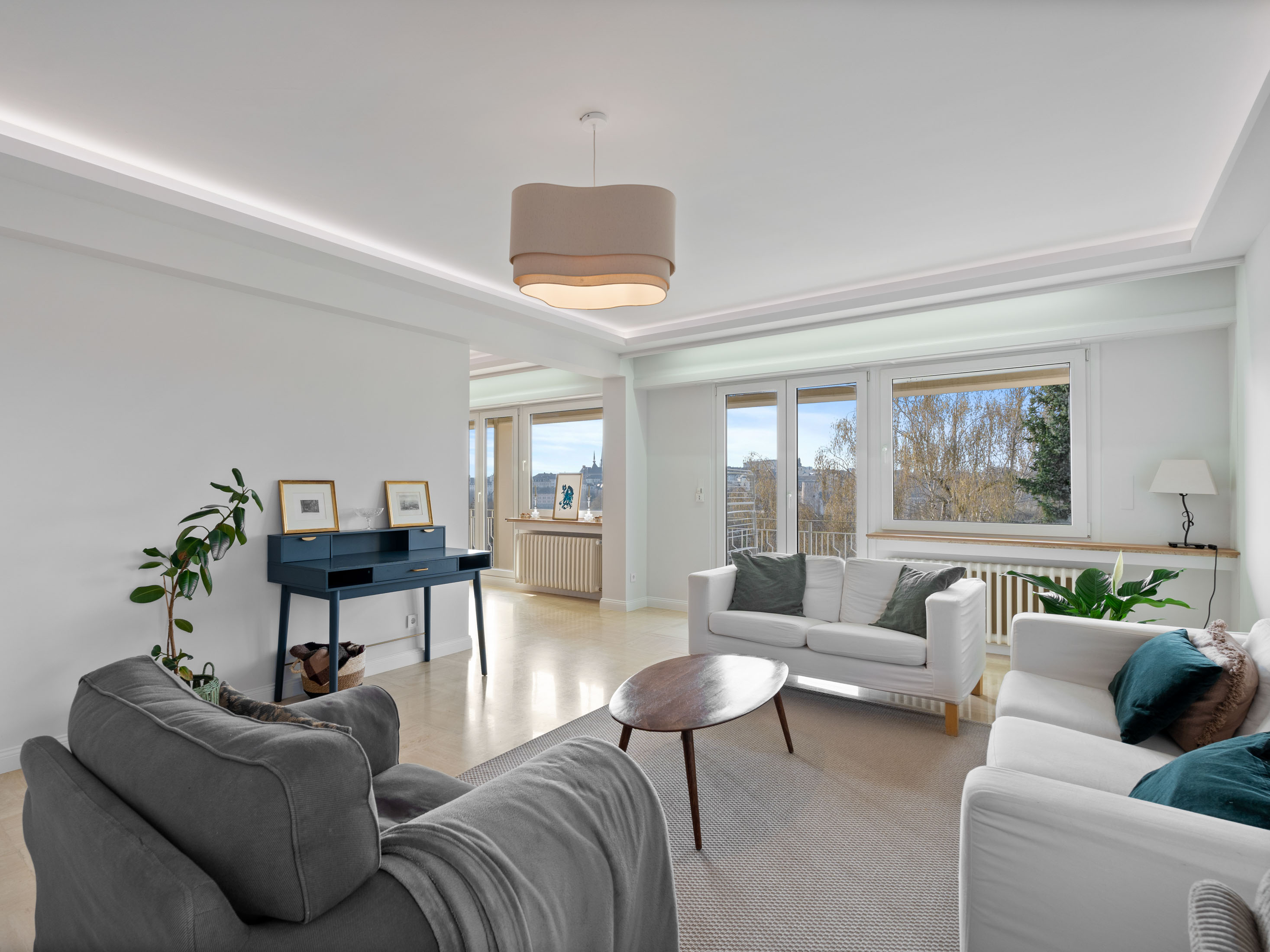 Beautiful 4-bedroom apartment – Stunning view of Luxembourg City and the European Quarter