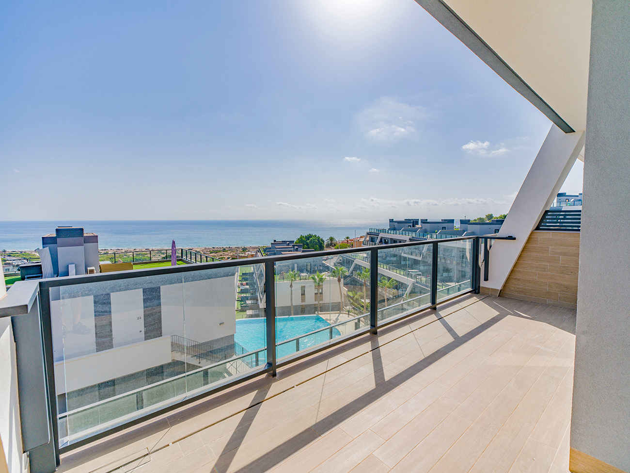Exklusives Solarium mit Meerblick in Gran Alacant