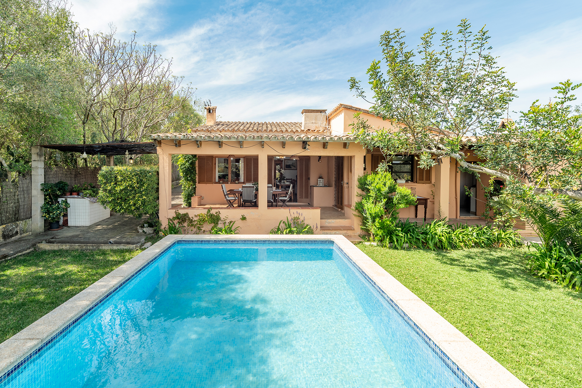 Encantadora casa de campo a poca distancia a pie del Golf Pollensa
