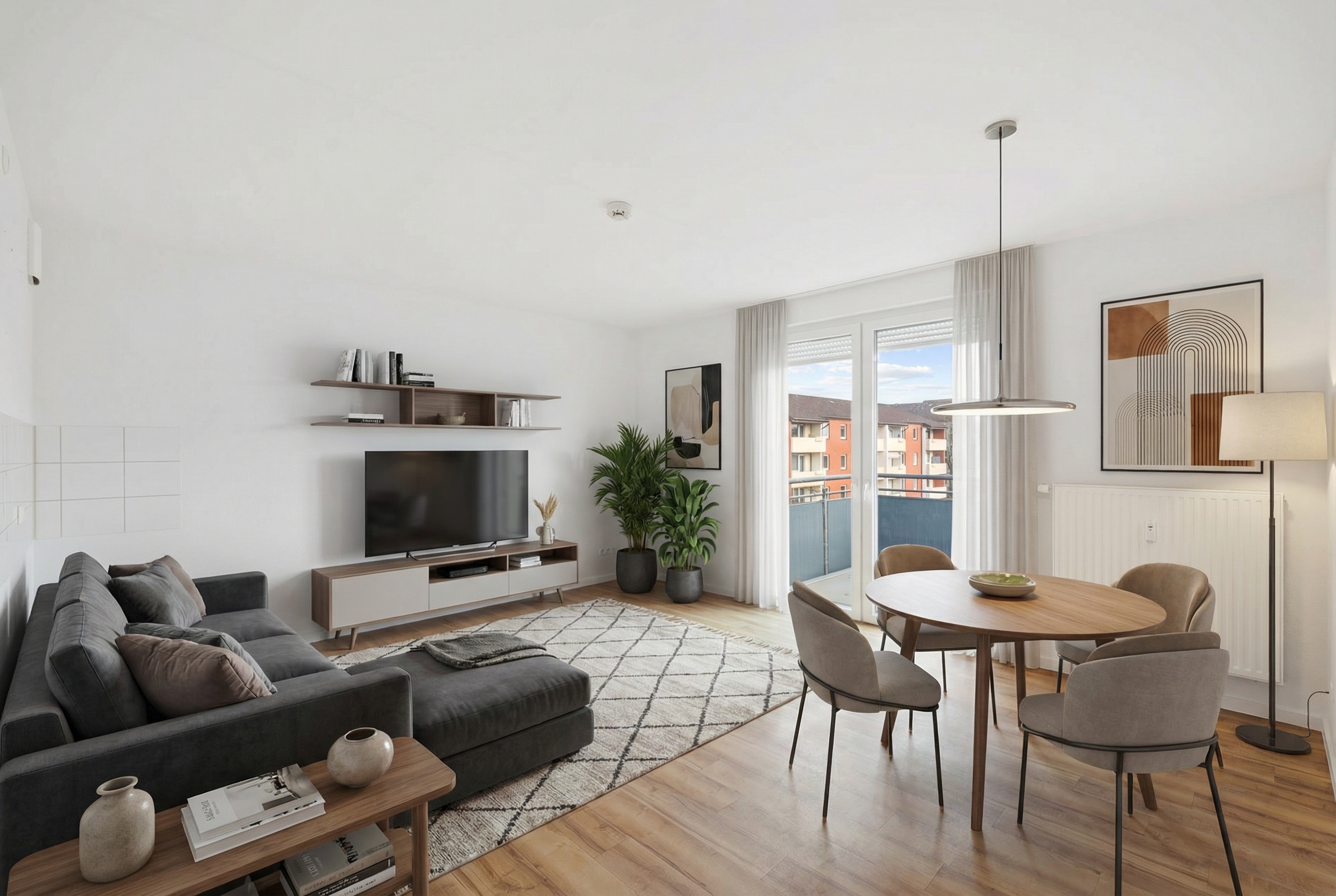 Attractive apartment duo as a package