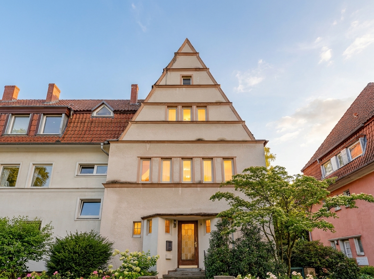 Historisches Reihenendhaus im Ensemble