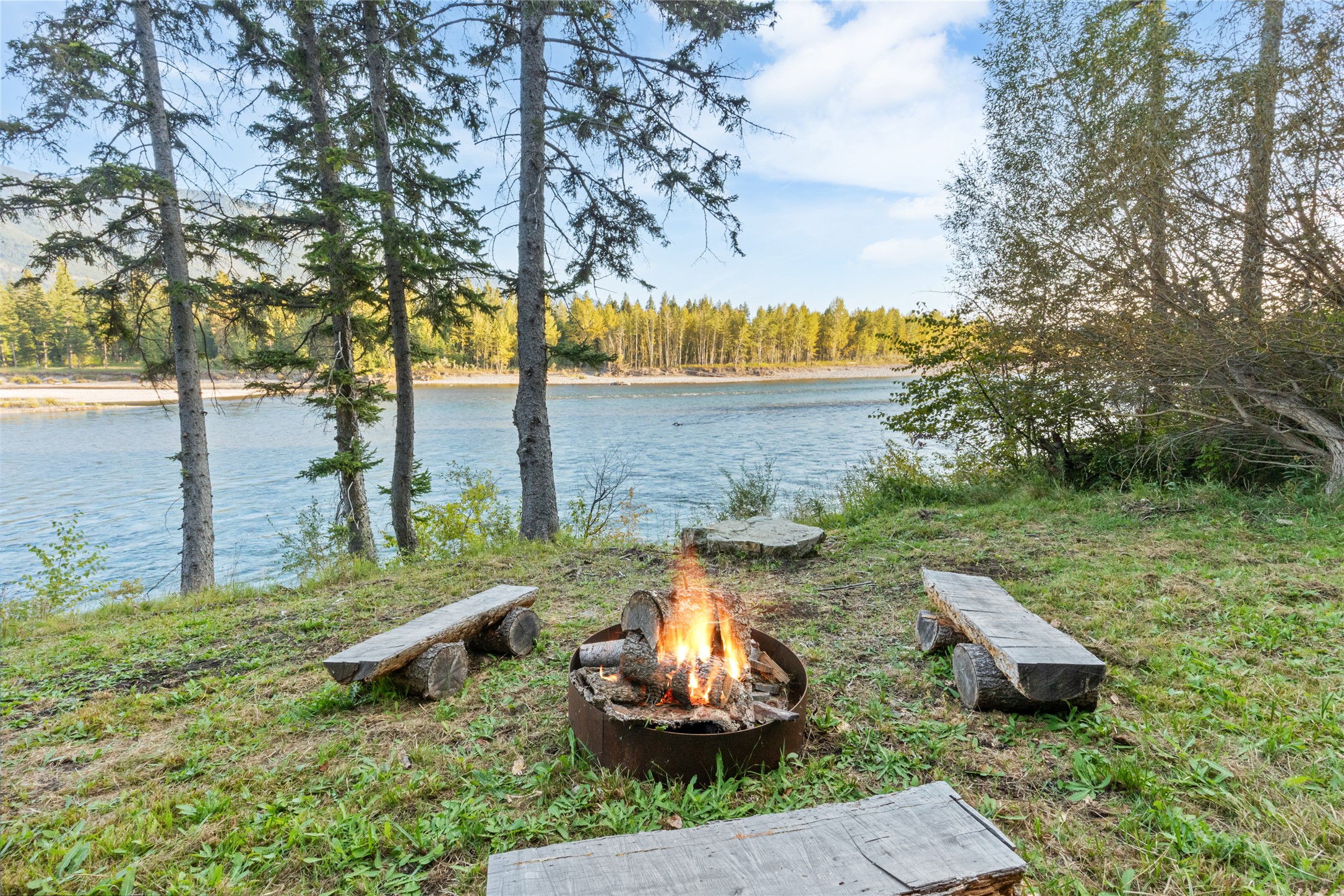 Stunning Views With 186 Feet Of Flathead River Frontage