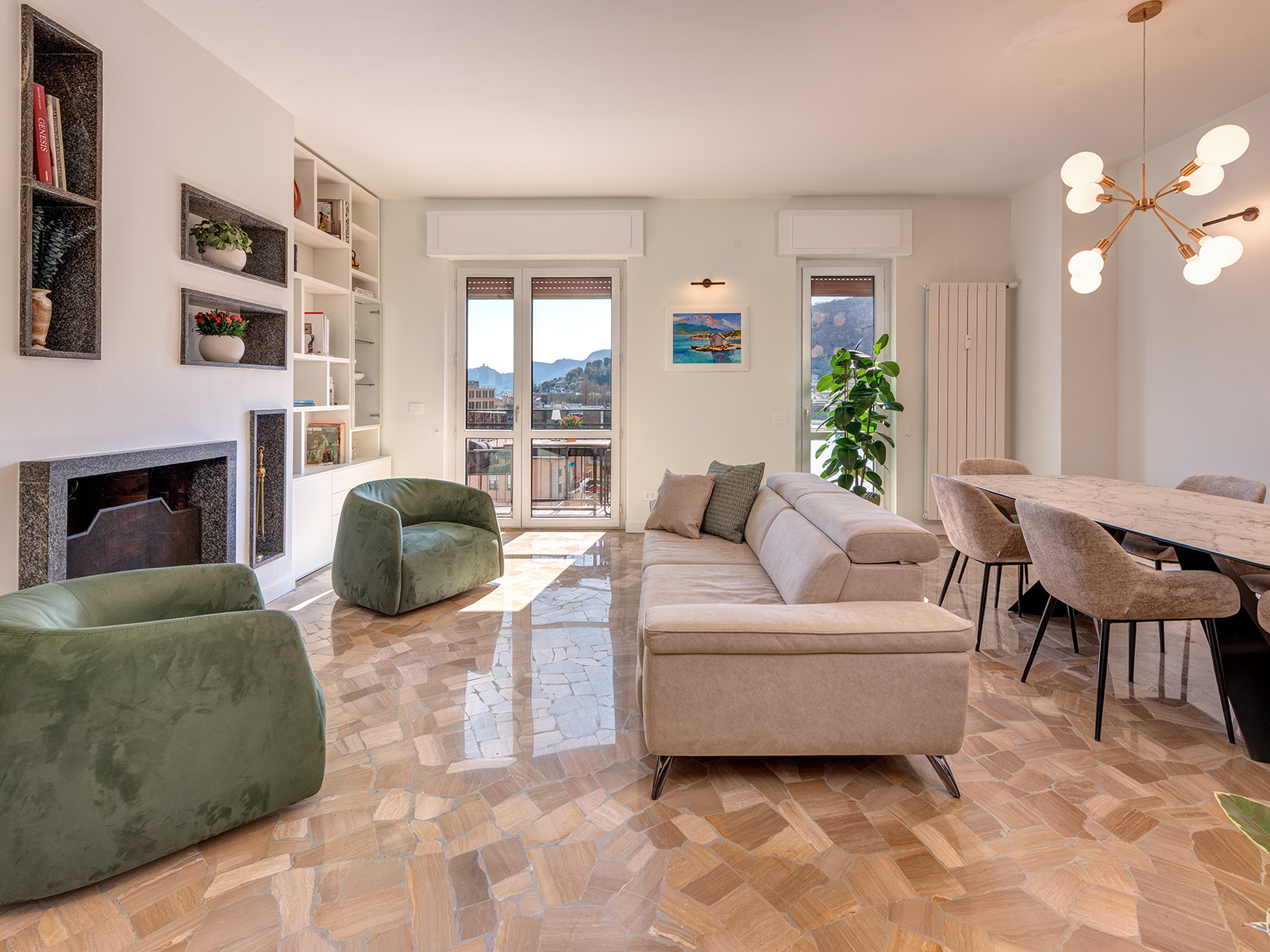 Renovated Penthouse Apartment in Cernobbio