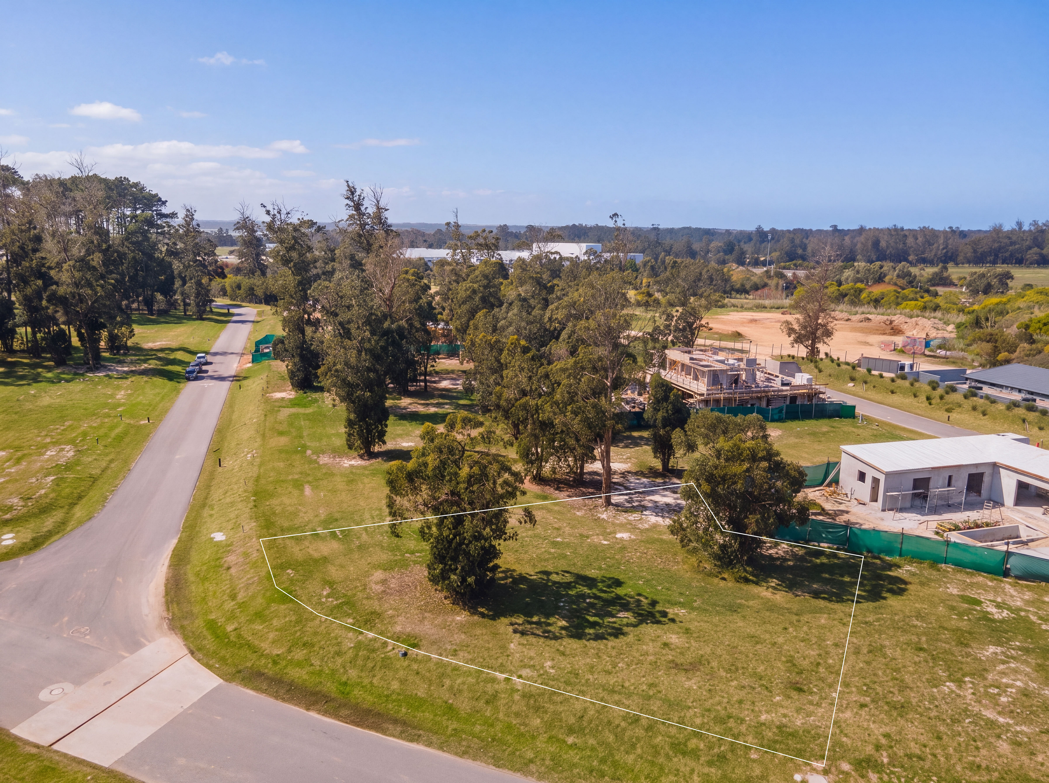 Lot in a private community in an excellent location [AI-modified]