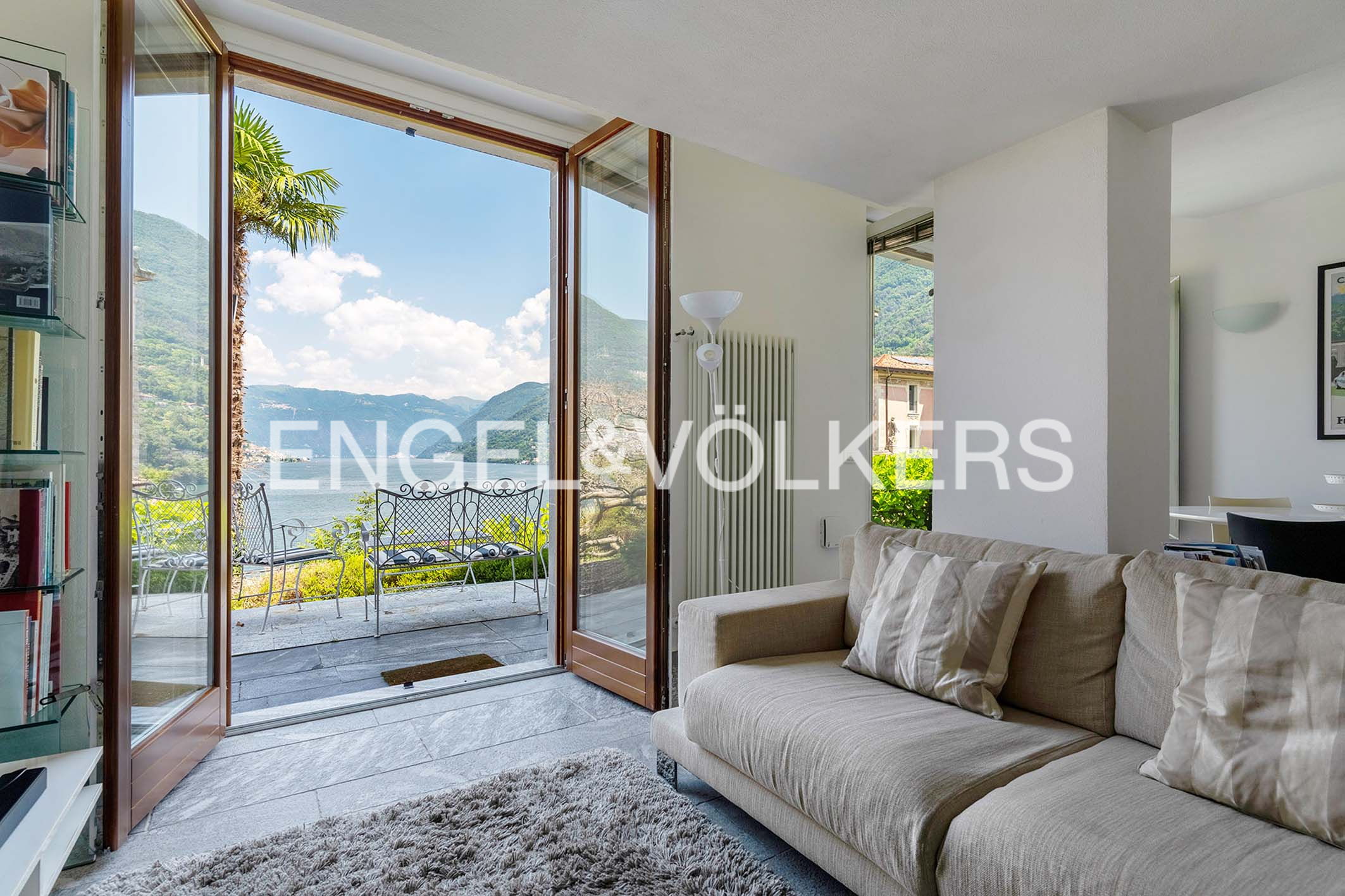 Zwei Zimmer Apartment in einer Residenz in Faggeto Lario