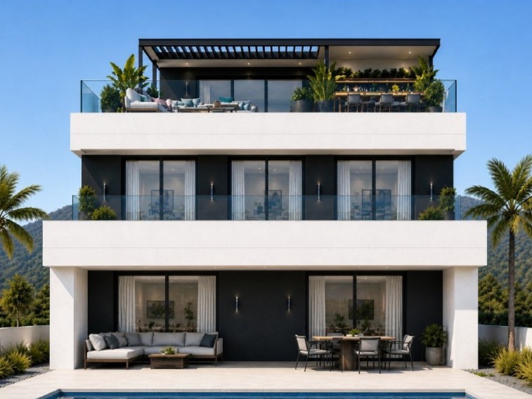Exclusiva vivienda de obra nueva con piscina junto a Sitges - Mas Alba