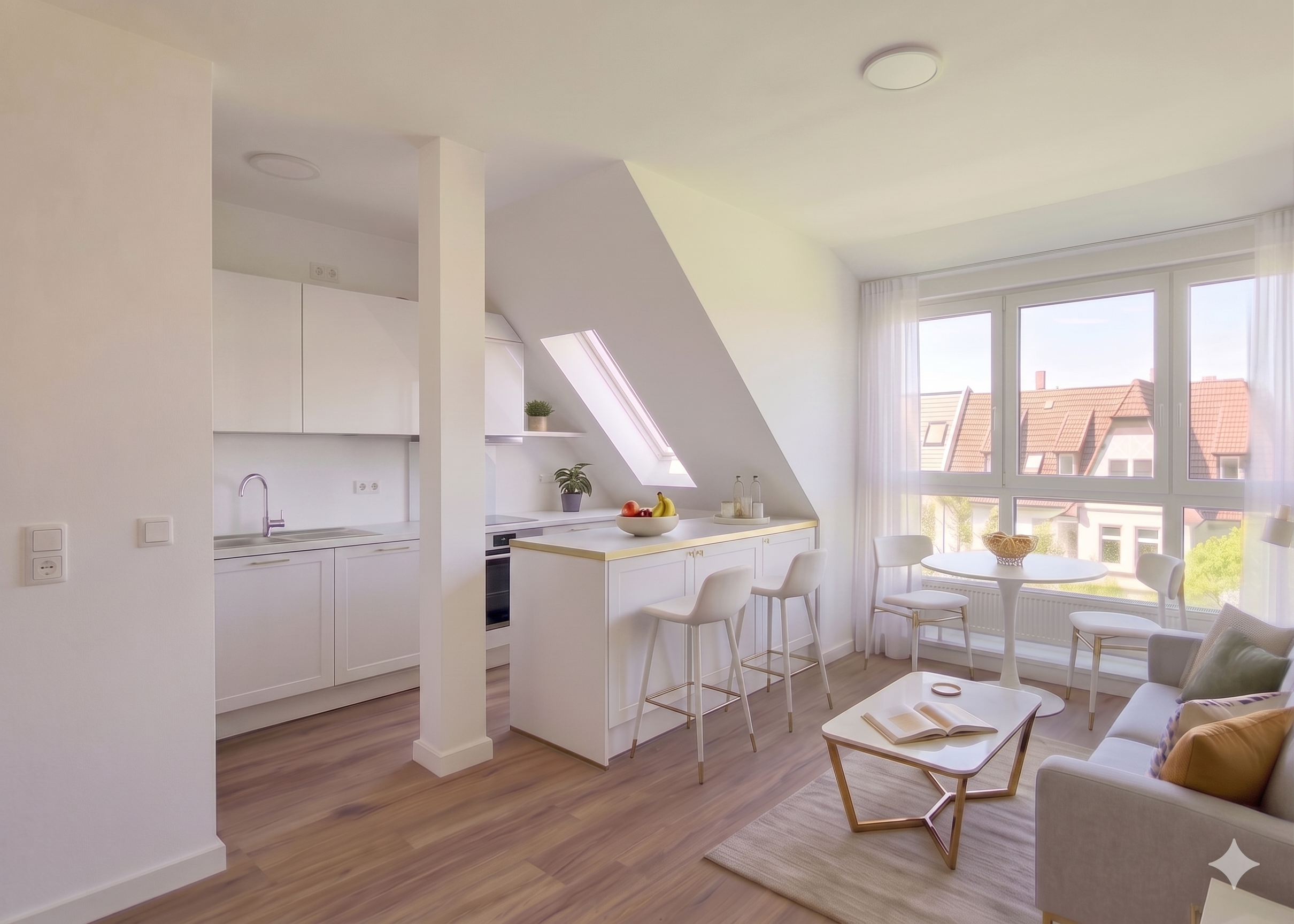 Architektonisches Highlight: Loft-Feeling auf zwei Etagen mit Weitblick