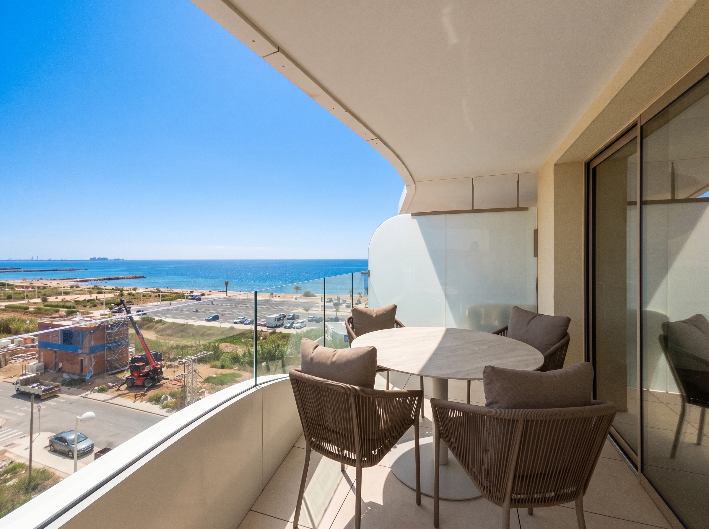 Luxury new build with sea views