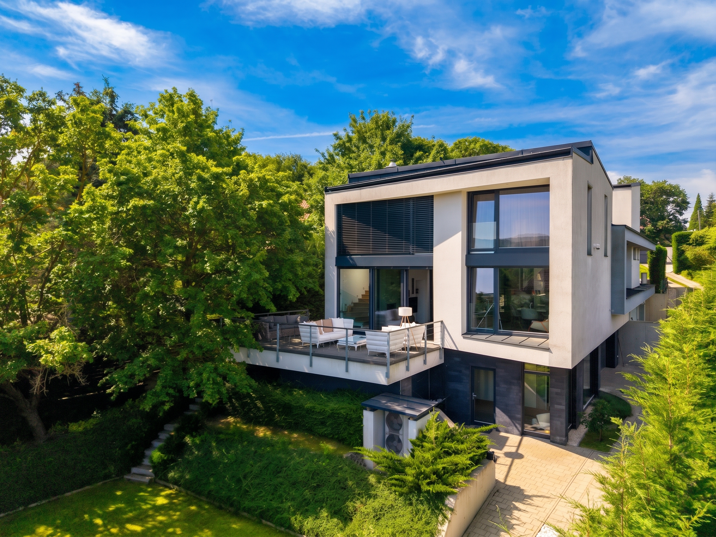 5-Bedroom Smart Home with Heat Pump near the French School [AI-modified]