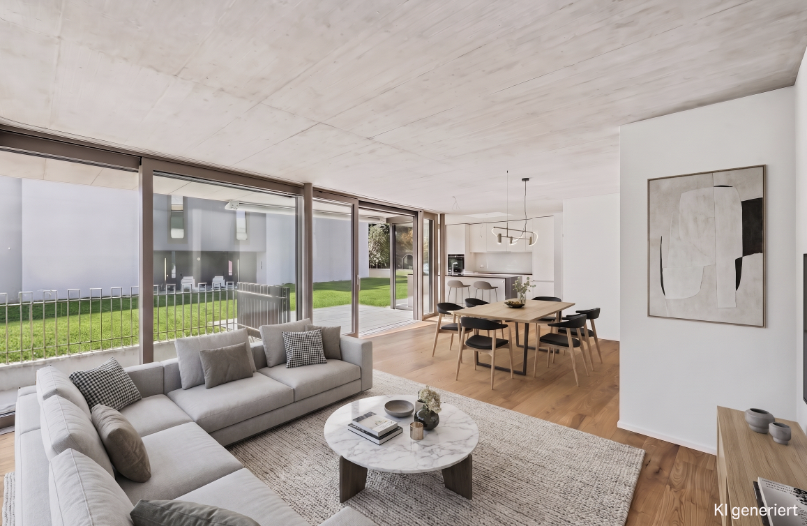 Exklusives Wohnen mit Garten und Dachterrasse