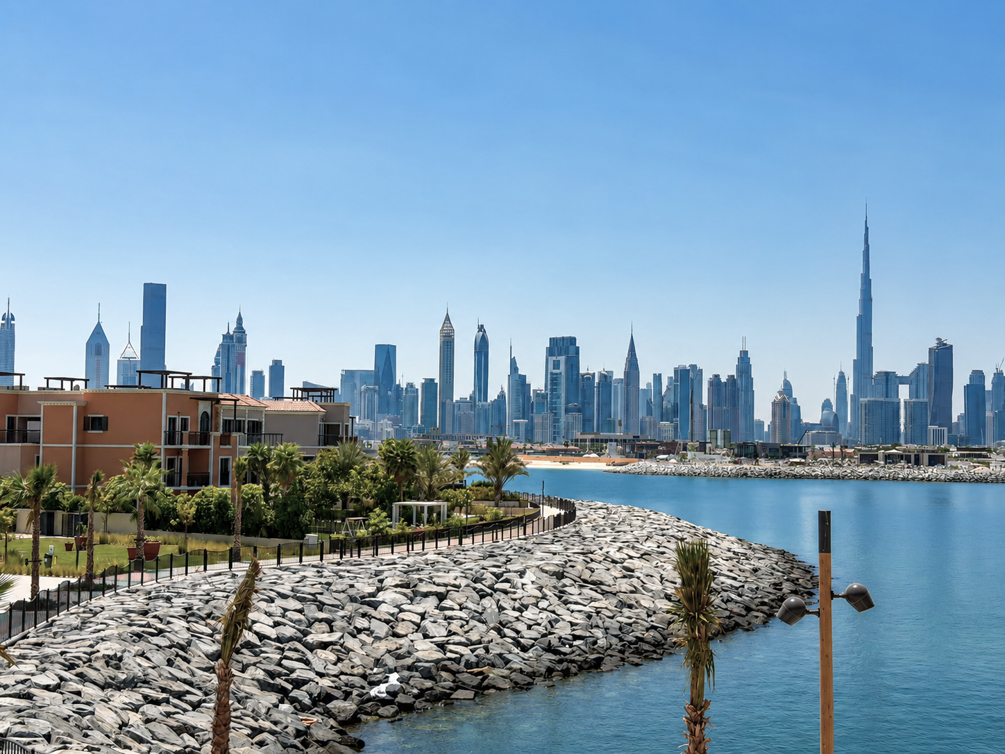 Vacant | Burj Khalifa and Sea View | Terrace