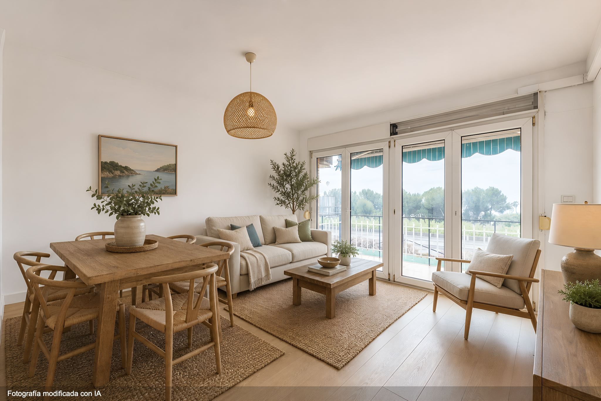Estudio con vistas al mar en la zona de playa de Castelldefels