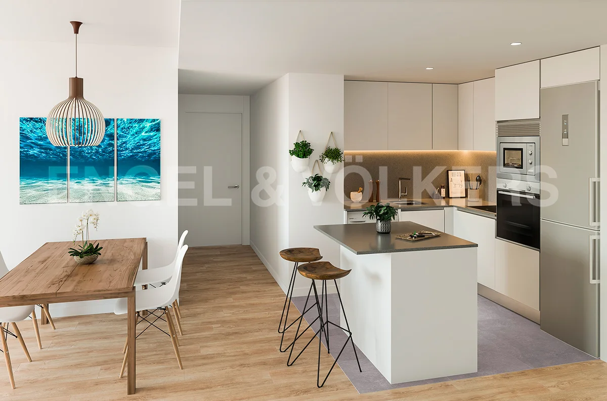 Brand new flat with sea views in Montgat