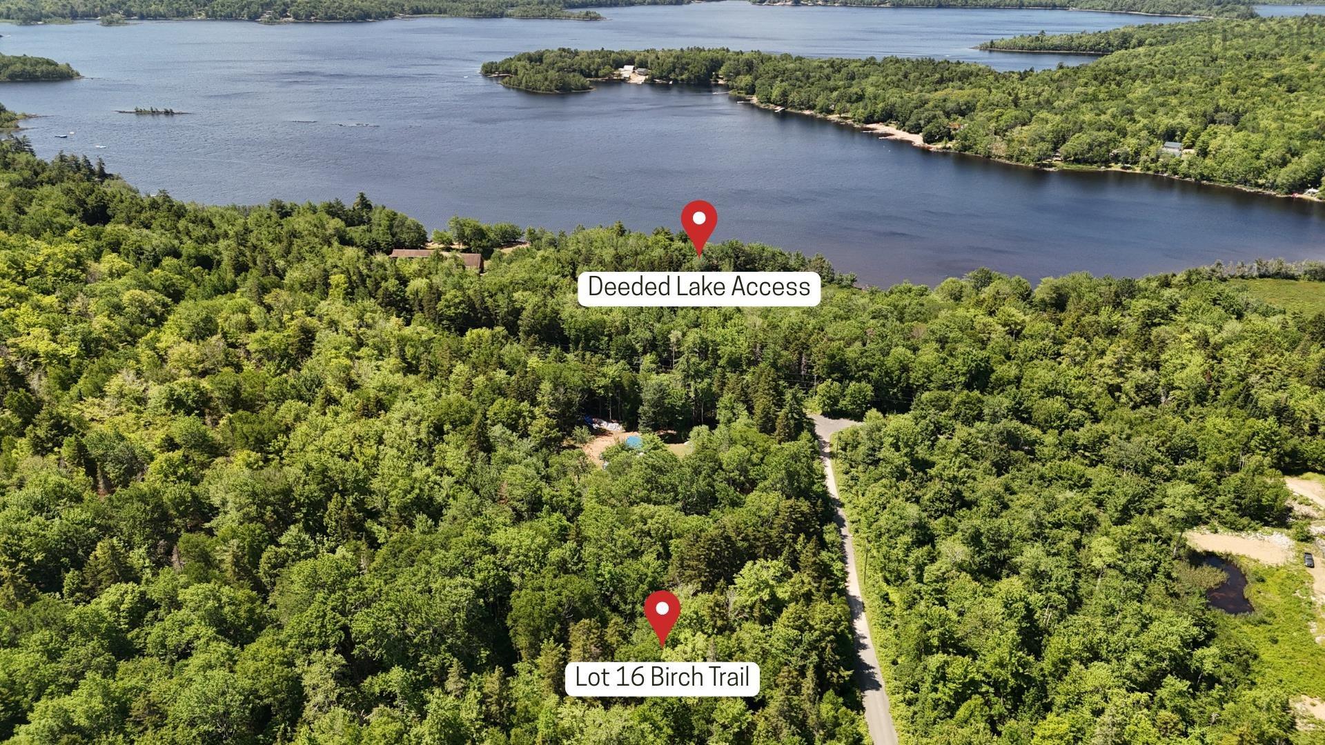 1.33 Acre Lot, Deeded Access to Beautiful Sherbrooke Lake