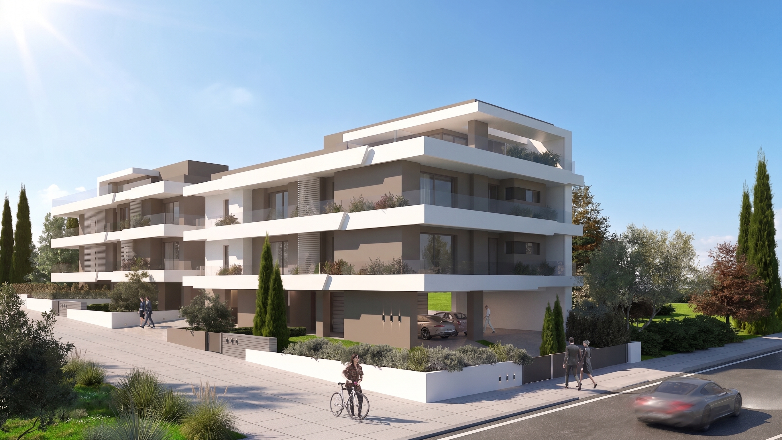 Νεόδμητο πολυτελές διαμέρισμα 3 υπνοδωματίων με πάρκινγκ και αποθήκη στην Θέρμη