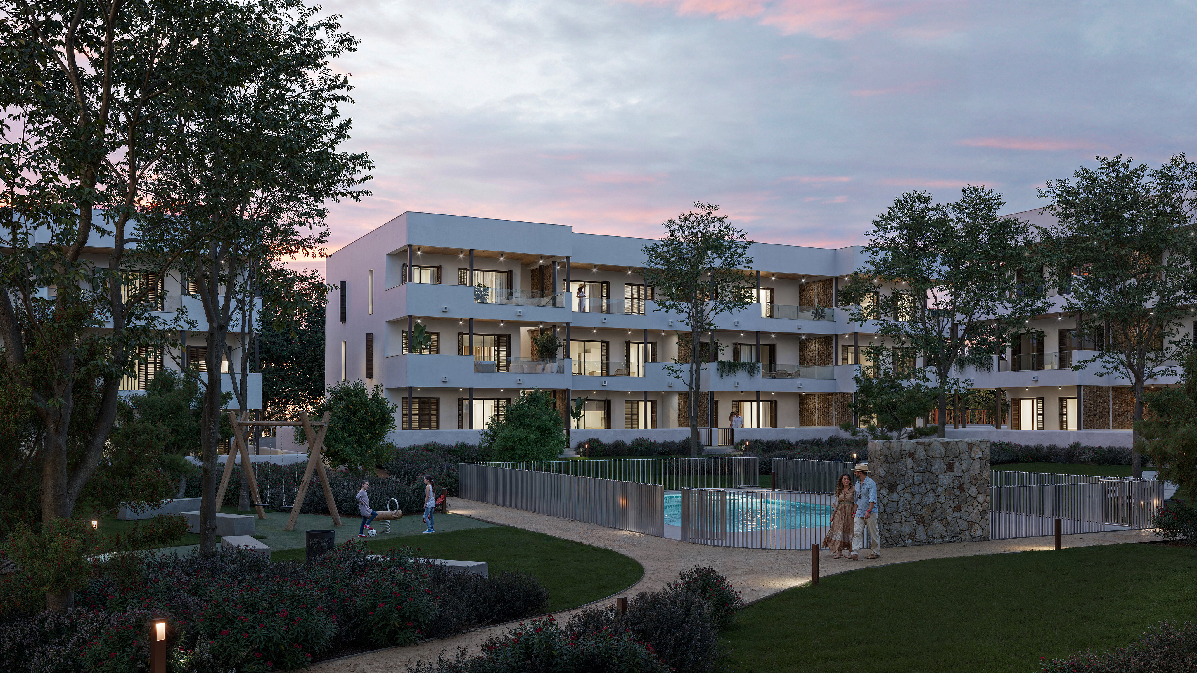 Spacious new-build apartment with a large terrace